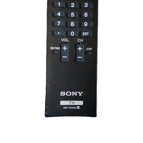Sony RM-YD040 Remote Control Black Bravia TV Tested Works OEM Factory Original - Picture 3 of 5